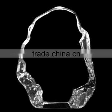 Optic Crystal Glass Blank Iceberg For Souvenirs Office Decoration JKC-0063 photo-4
