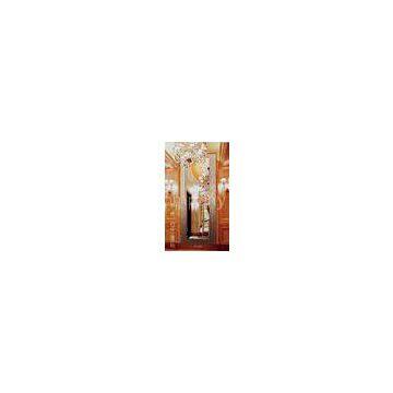 Square Decorative Glass Framed Mirrors , 13mm Thickness Art Glass Mirror