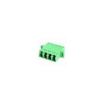 SC Shape LC Quad Fiber Optic Adapter for CATV System , Optic LAN