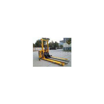 Yellow Electric Straddle Lift Stacker For Quartz Industry , Pedestrian Pallet Stacker