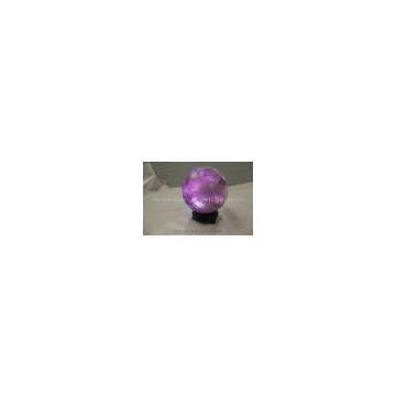 Natural Beautiful Purple Crystal Ball photo-3