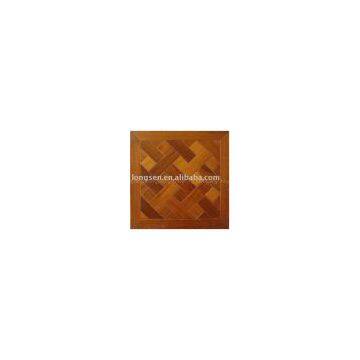 Teak parquet wood flooring