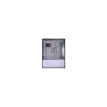 Rectangular Clear Glass Shower Enclosures , Rectangular Shower Stalls Kits