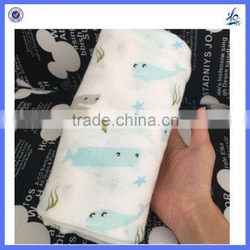 Customized design hot selling products organic gauze cotton baby blanket