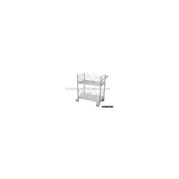 Stainless steel 2 Layers Apparatus cart