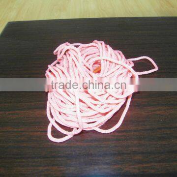 pink color elastic earloop for face mask