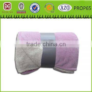 High quality Lint free fire retardant plush throw blanket