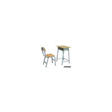 student desk and chair, school table, school desk, single student desk