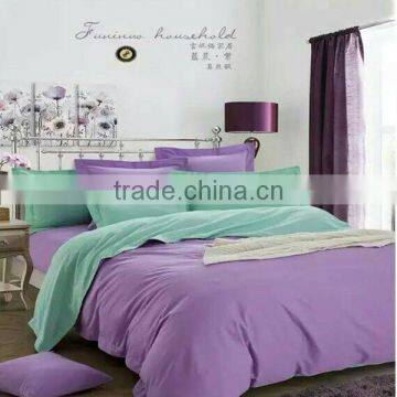 China Supplier 100%cotton 300TC Super Soft Solid Color Duvet Cover Set