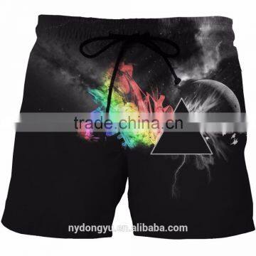 men fast dry claw beach shorts/ blue l na creative plus size beach shorts with pockets / printed sports beach wear