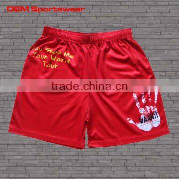 Polyester customize sports shorts for men