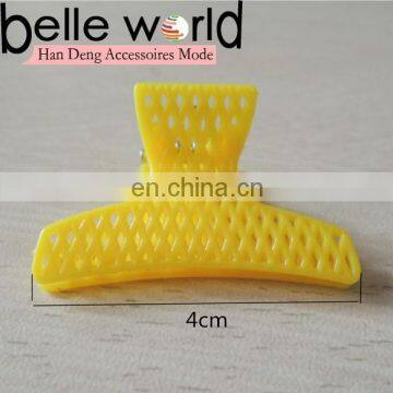 Wholesale Colors Yellow Small Mini Size Plastic Hair Claw Clip Hairpin Accessories