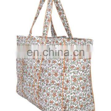 Indian Tote Messenger Bag Shoulder Designer Ladies Purse Carry BagShopping Hand Bag Beach Bag Block Printed Designer Bag