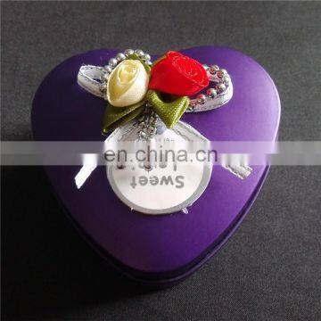 Lovely iron gift box min box for Valentine' s Day