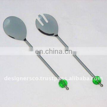 Beaded Salad Server
