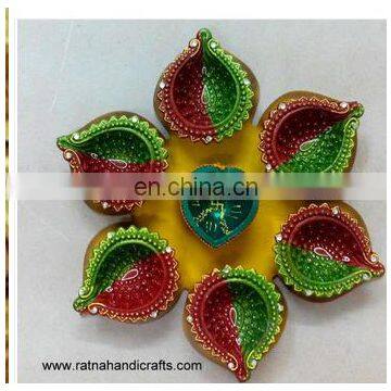 Decorative Diya Lamp Set