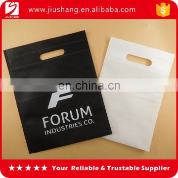 wholesale cheap shopping bag custom, non woven die cut handle shopping bag