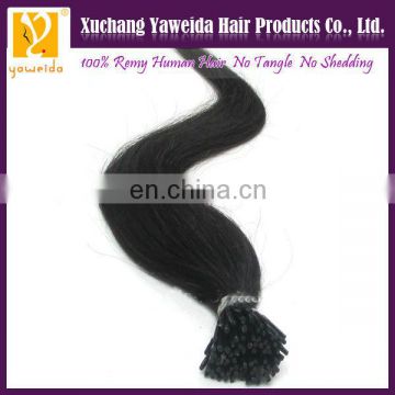 i-tip hair extensions for black women keratin prebonded hair extension wholesale