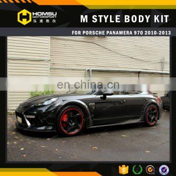 Auto parts MS design style carbon fiber / fiber glass front bumper body kit for porsch-e panamera 970 2010-2013
