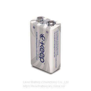 9V 200mAh Ultra-low self-discharge NiMh Rechargeable Battery