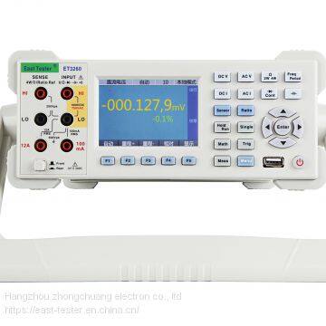 ET 1260A 6 1/2 low price counts digital multimeter with usb interface