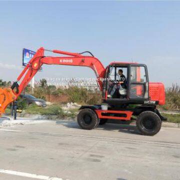 Xin hao 120 wheel excavator