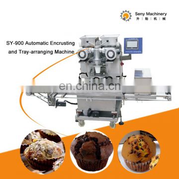 Seny Full Automatic Encrusting&Tray Arranging Filled Muffins Making Machine price