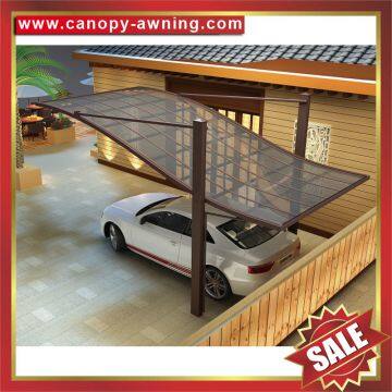 Modern Alu Aluminum Polycarbonate pc Parking Double Cars Canopy Shelter Cover Carport China photo-2