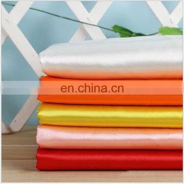 2020 Factory Cheap Satin Fabric 50d*75d Soft Shiny Satin Fabric Beautiful Upholstery Fabric for Wedding and Presents photo-2