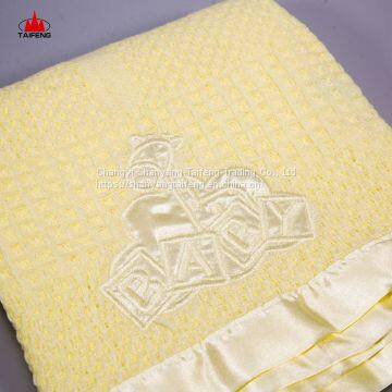 High Quality 100% Cotton Woven Baby Blanket Cloud Pattern for Africa Kenya photo-2