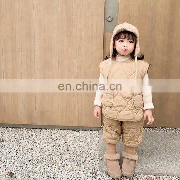 6279 Children Clothes Baby Clothing Cotton Sets Sleeveless Winter Vest photo-4