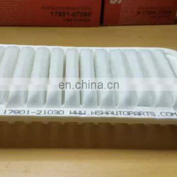 Chinese manufacturer of air filter car 17801-21030 for VITZ, ECHO, YARIS