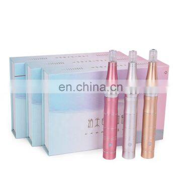 3 Color Derma Pen Electric Machine Five Stage Charging Micro Needle Beauty Instrument photo-2
