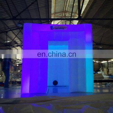 Customized Size 2.2*2.2m Led Light Inflatable Photo Booth Photobooth Enclosure Wall for Sale photo-4