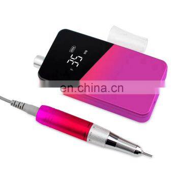 Li-Battery Built-in 809 Portable Electric Nail Drill LCD Display Screen Nail Polisher