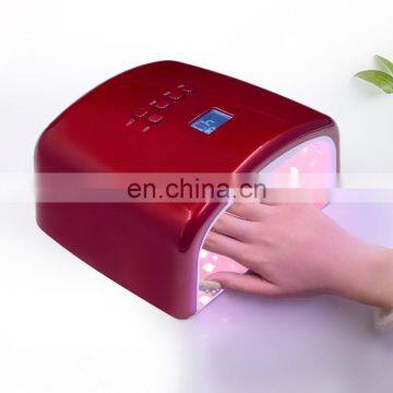 2020 New S16 Built-in Battery Wireless Uv Lamp 48w 24 Led Lens Gel Nail Polish Dryer Nail Curing Light Wireless Led Nail Lamp