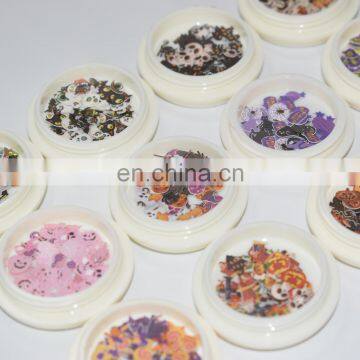 2020 popular 3D adhesive halloween nail art decoration nail decals nail sticker