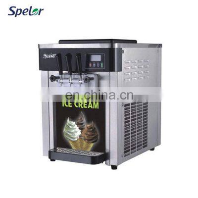 Mico-Computer Controlled System Mini-Soft-Ice-Cream-Machine Soft Mini Ice Cream Machine For Sale