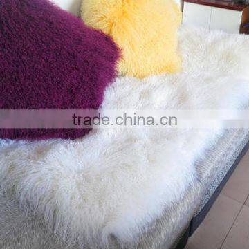 Nature Tibetan plush sheepskin rug