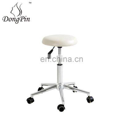 hydraulic armrest rotation medical stool