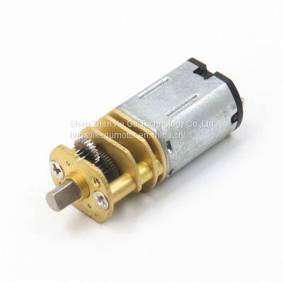 mini low noise gearbox valve with electric 10mm metal gear motor for car modification