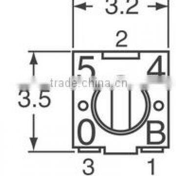 Adjustable Resistor Potentiometer 3313J-1-104E TRIMMER 100K OHM 0.125W SMD photo-4