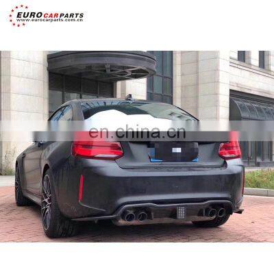 F87 Rear Diffuser Mseries m2 M2c Kstyle 2015-2018y Dry Carbon Fiber Material F87 Rear Bumper Diffuser and Bumper Splitter photo-3