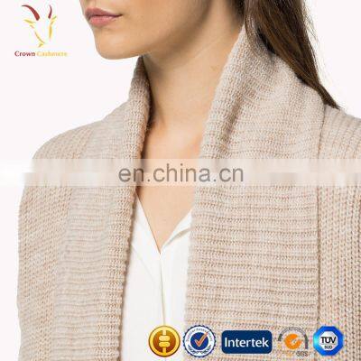 Длинный светло-зеленый джерси, желтый вязаный кардиган для женщин photo-3