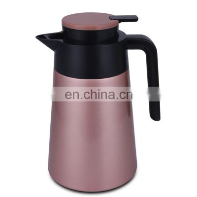 2021 Gint Popular Coffee Pot Insulated Middle East Thermal Customized Color glass Lined Milk Pot Water Pot 1L 1.9L