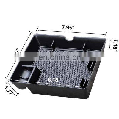 Interior Accessories Parts Silicone Armrest Rest Storage Box Center Control Console Organizer Tray For Ford F150 2015-2019 photo-2