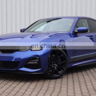 Black Painted ABS Front Lip for BMW NEW 3 Series G20 G28 325i 320i 328i 335i M Sport 2019-2020