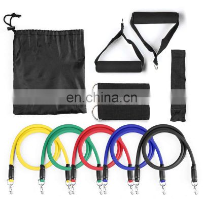 100lb Fitness Resistance Bands Set Workout Elastic Bands Body Rope Pull up Exercise Muscle Training Home Gym Equipment