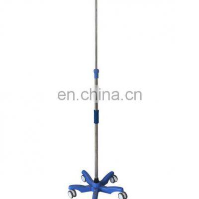 Factory Cheap Price Stainless Steel Medical Clinic Hospital Infusion Pole Drip Stands IV Stand photo-2