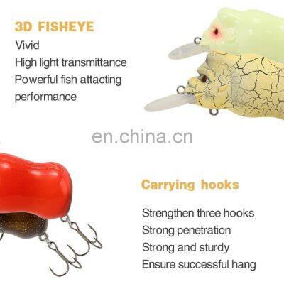 Amazon 2021 New Lures 64mm 14g Same Mould Megabass GONG 3D Eyes Fishing Wobblers Hard Lure Stick Bait Fishing Lure photo-2